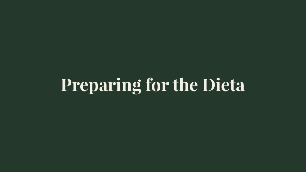 Preparing for the ayahuasca dieta - placeholder graphic in Ceiba brand colors