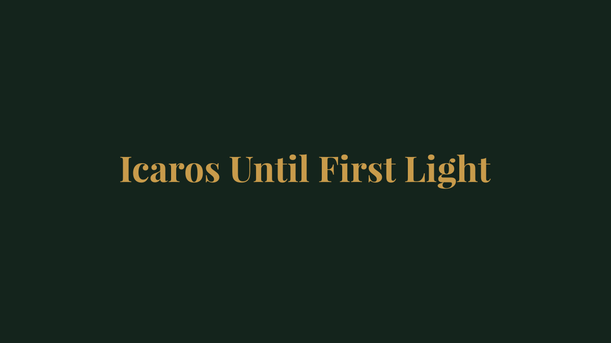 Icaros sung until first light during an ayahuasca ceremony